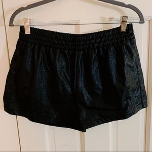LF Indikah Brand Vegan Leather Shorts